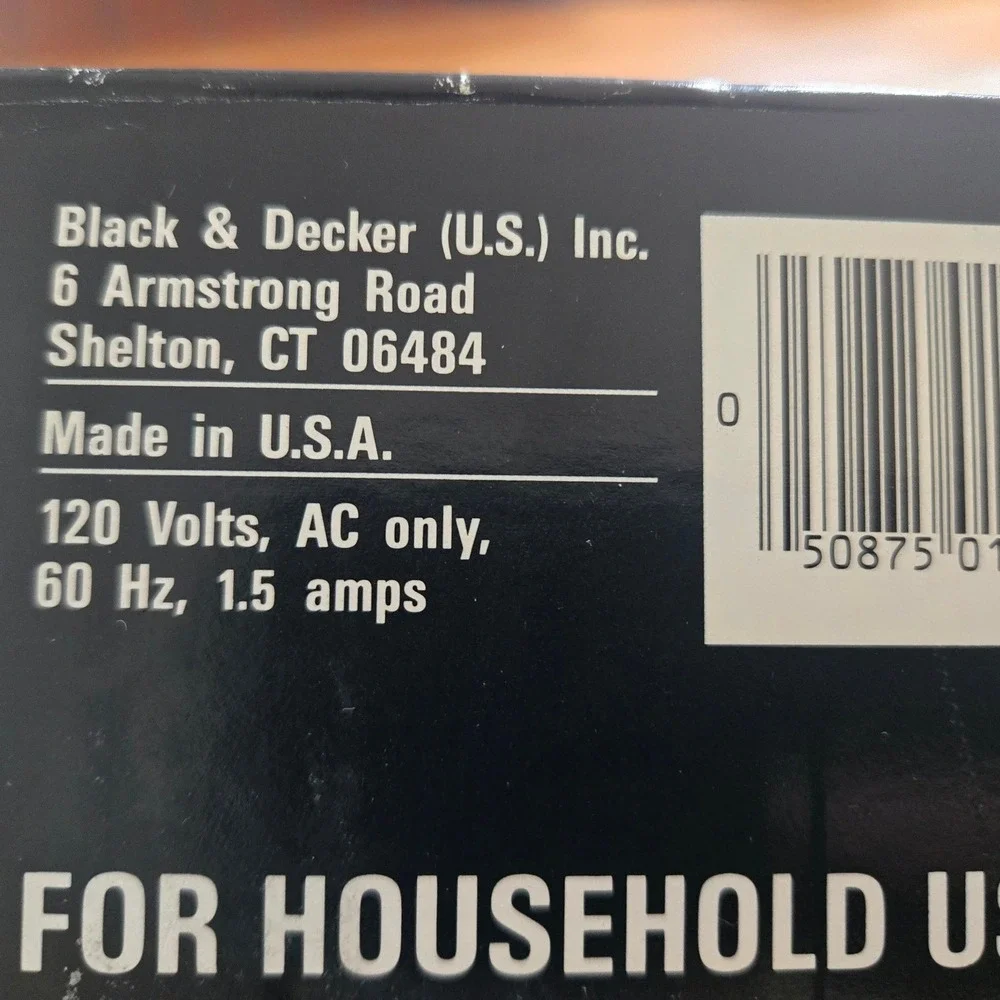 Black & Decker Can Opener EC33D NEW Electric Knife Sharpener Made‎ in USA